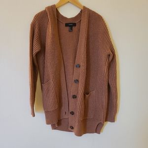 Forever 21 Chunky Knit Sweater in Dusty Rose/Mauve